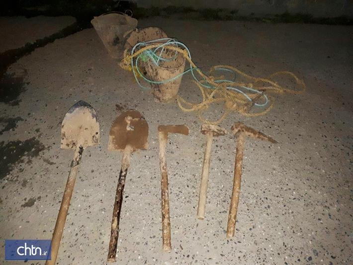دستگیری باند حفاری غیرمجاز در شهرستان بندر گز