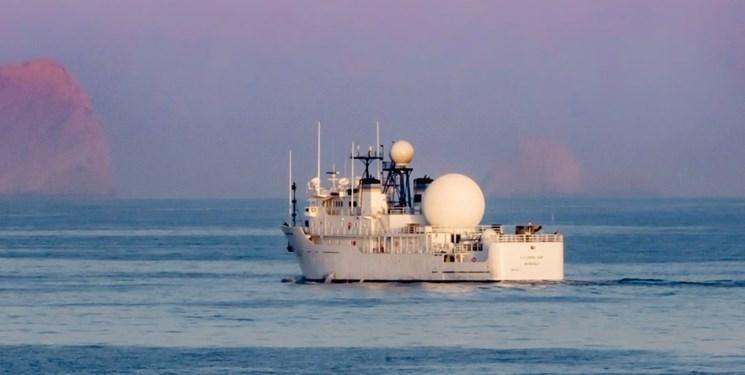 نشنال اینترست: کشتی جاسوسی آمریکا در خلیج فارس بر فعالیت موشکی ایران نظارت می کند