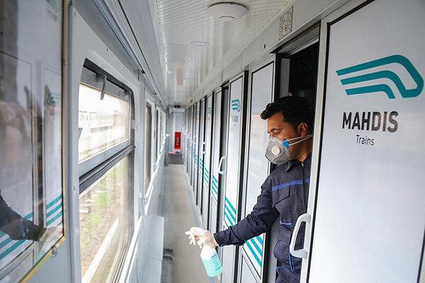 حرکت قطارهای حومه ای تهران از سر گرفته شد